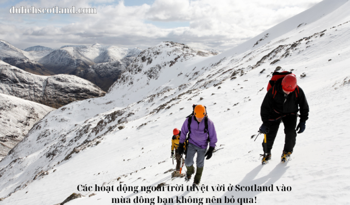 Read more about the article Các hoạt động ngoài trời tuyệt vời ở Scotland vào mùa đông bạn không nên bỏ qua!